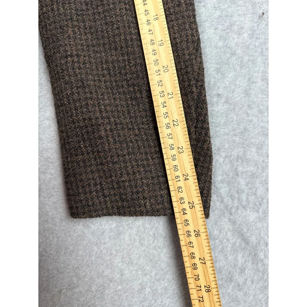 Arnold Brant Sport Coat Men 48 Brown Wool Blend Italian Fabric Blazer Academia